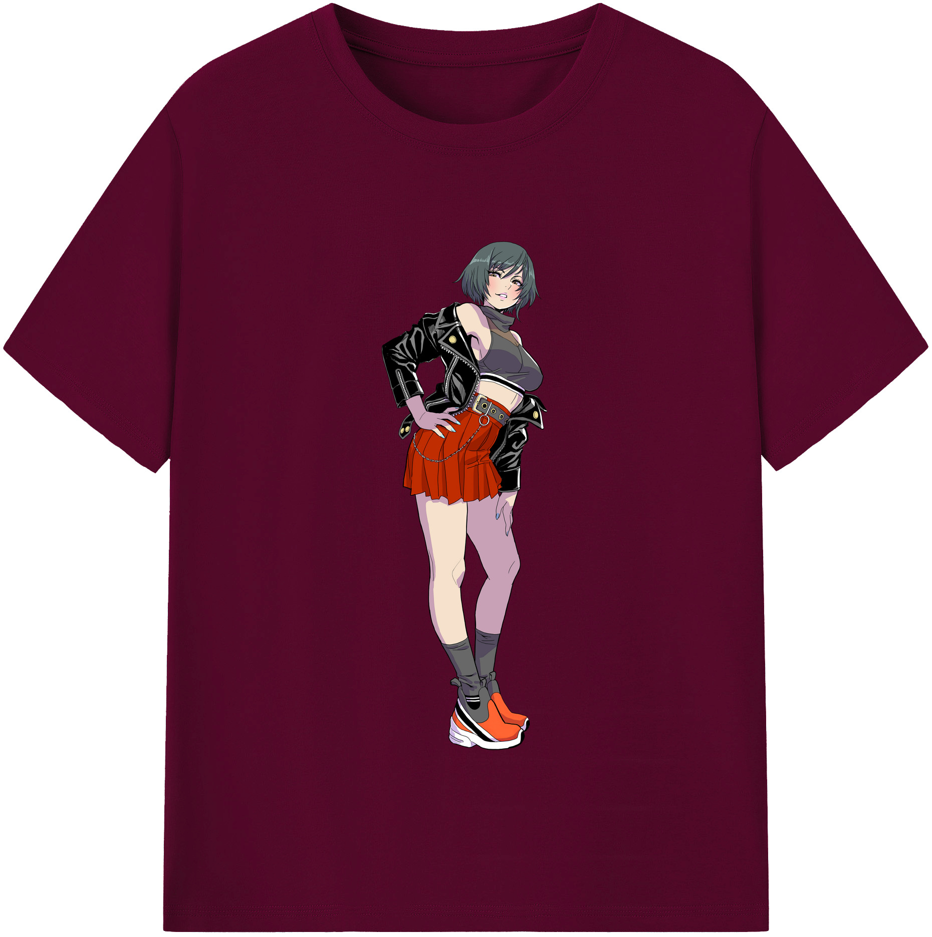 （画像用） 呪術廻戦 Jujutsu Kaisen レディースカジュアルプリントTシャツ（綿100％）